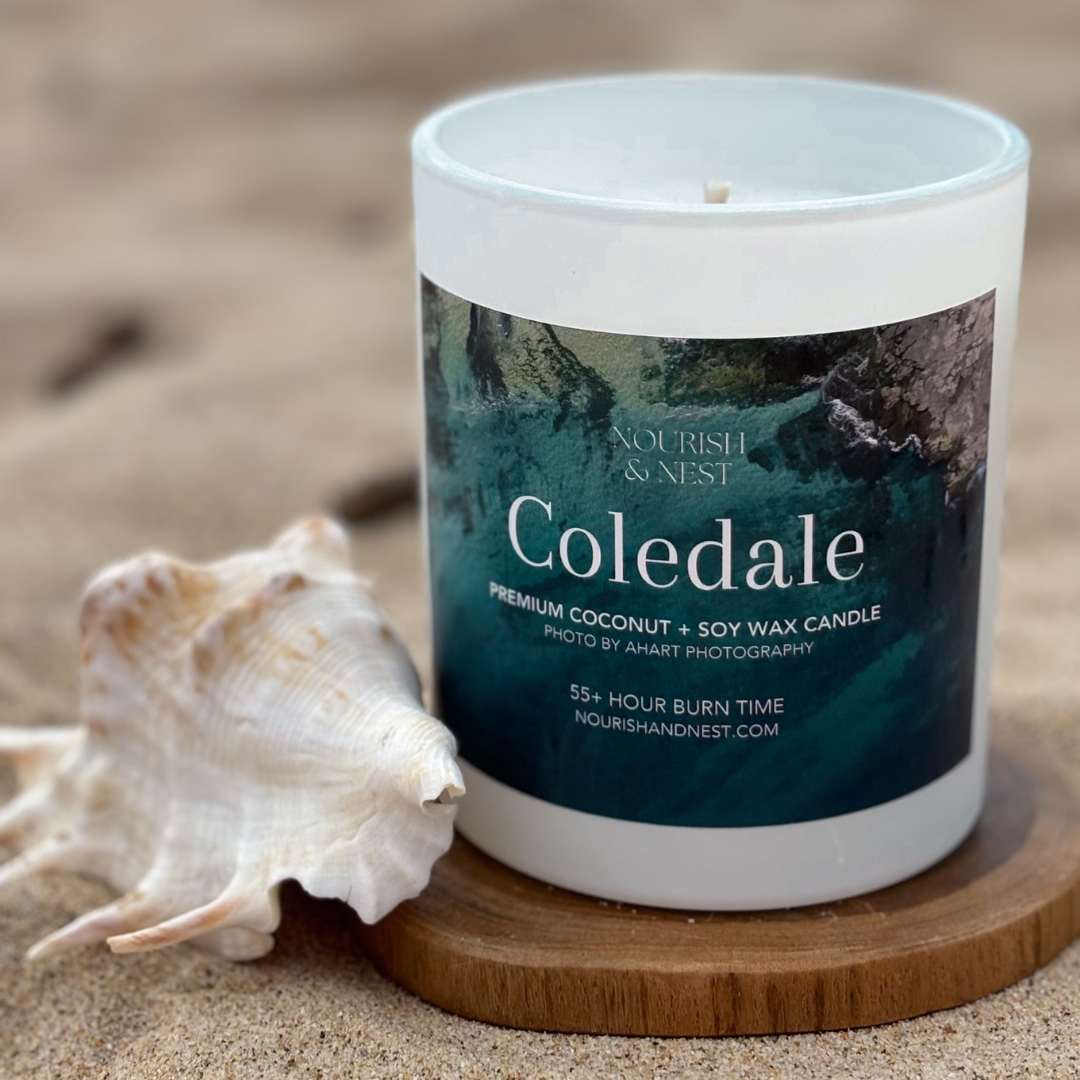 Nourish and Nest Coastal Collection Coledale candle