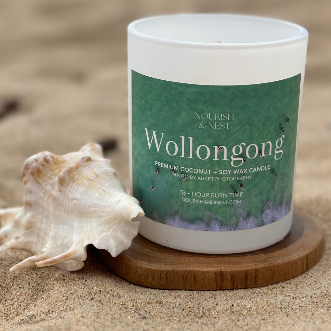 Thirroul - premium coconut + soy wax candle