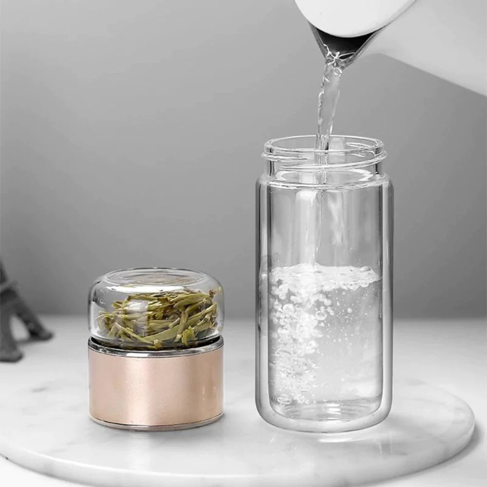 Glass Tea Infuser Bottle