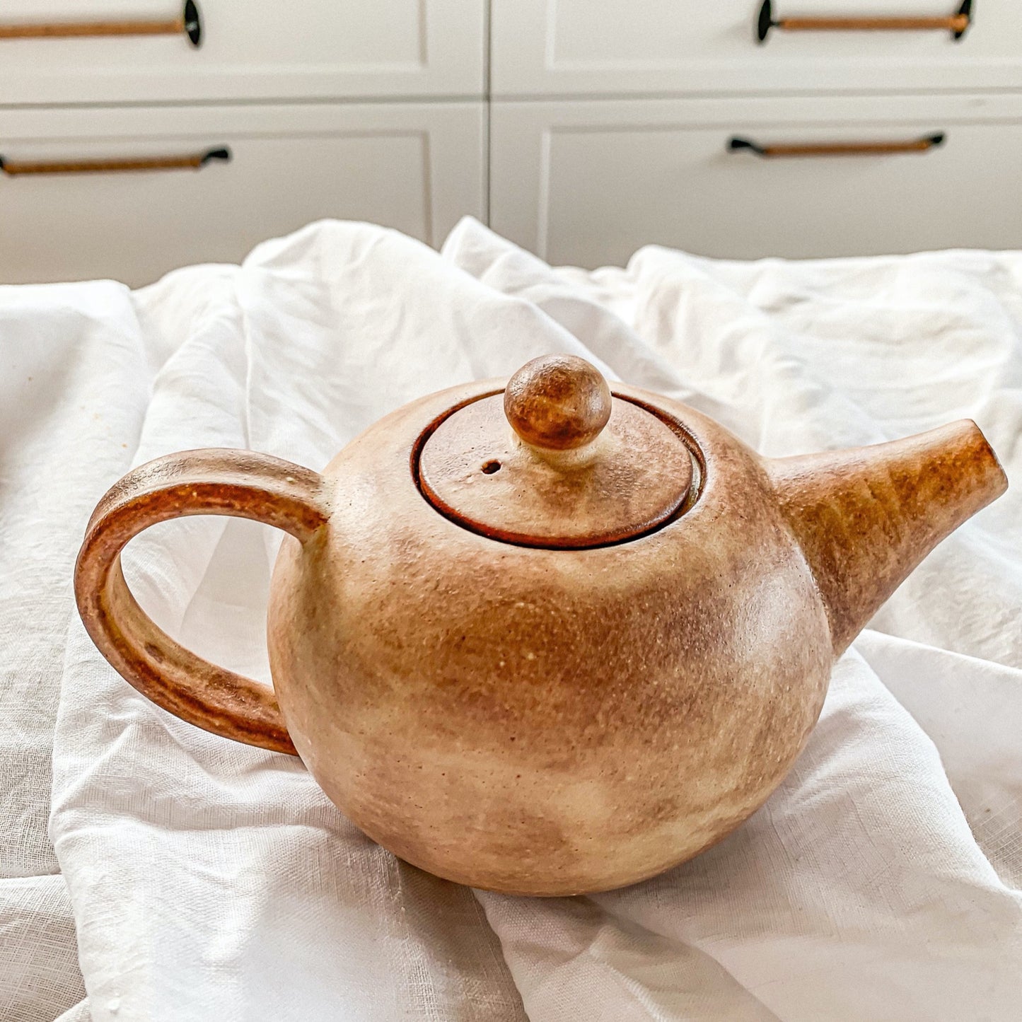 Stoneware Teapot - Matte Clay