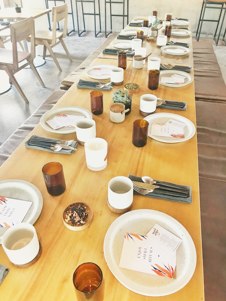 Gathering on the island