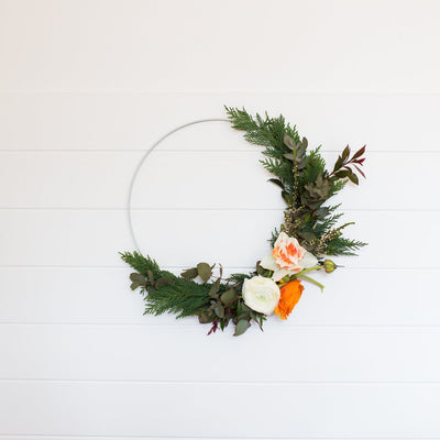 'Tis the season for making - floral Christmas wreaths