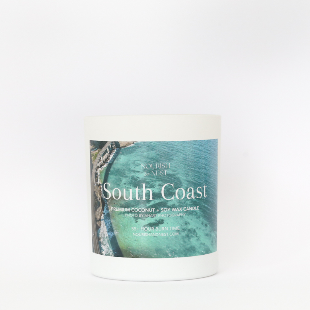 South Coast - premium coconut + soy wax candle