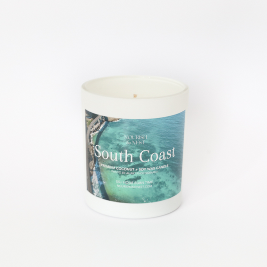 South Coast - premium coconut + soy wax candle