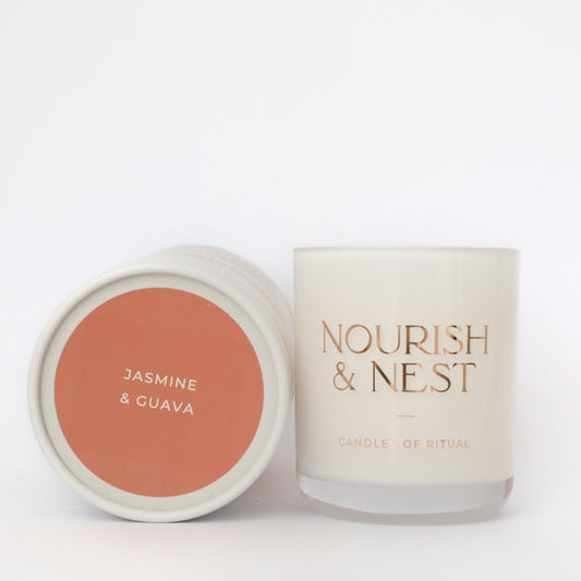 'Jasmine & Guava' - coconut & soy candle