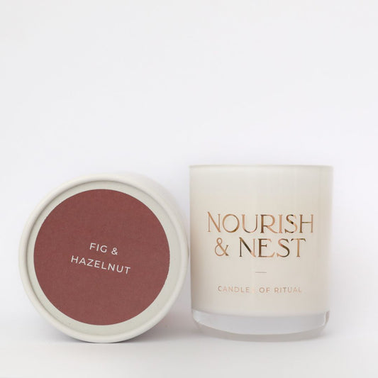 'Fig & Hazelnut' - coconut & soy candle