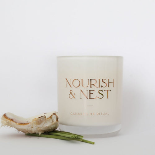 'Lemongrass & Coconut' - coconut & soy candle