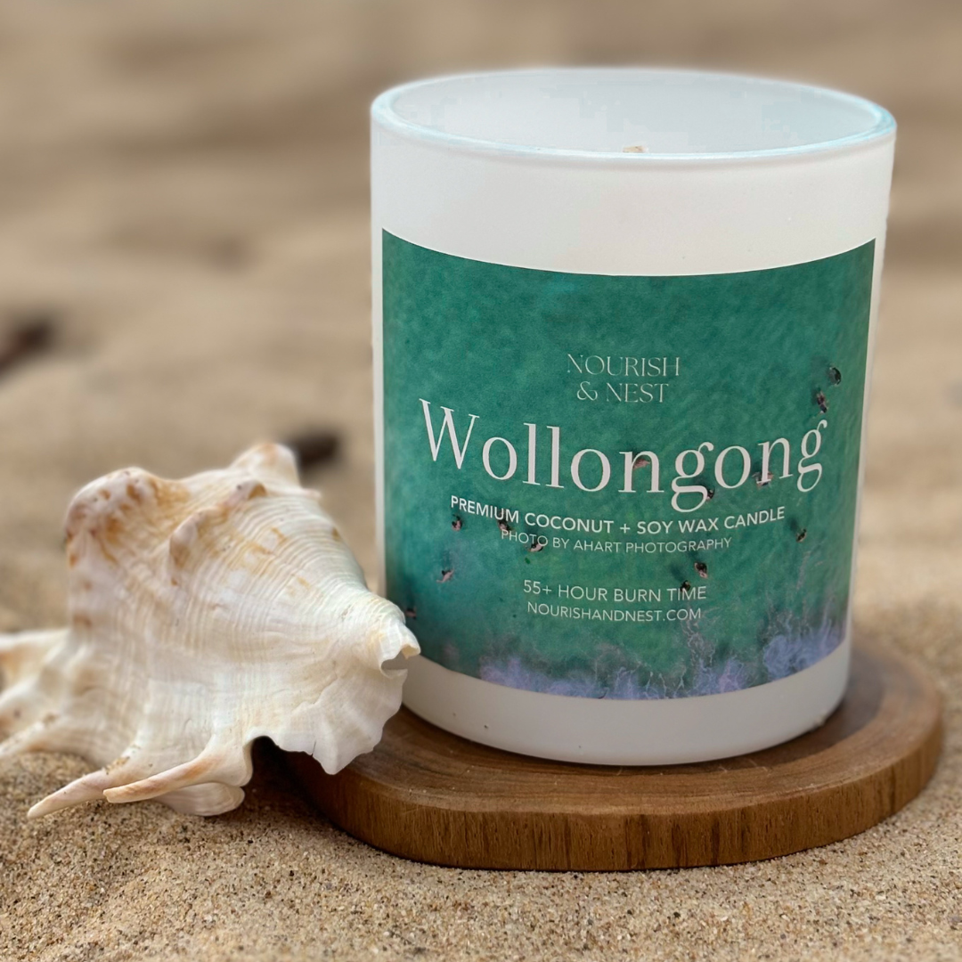 Wollongong - premium coconut + soy wax candle