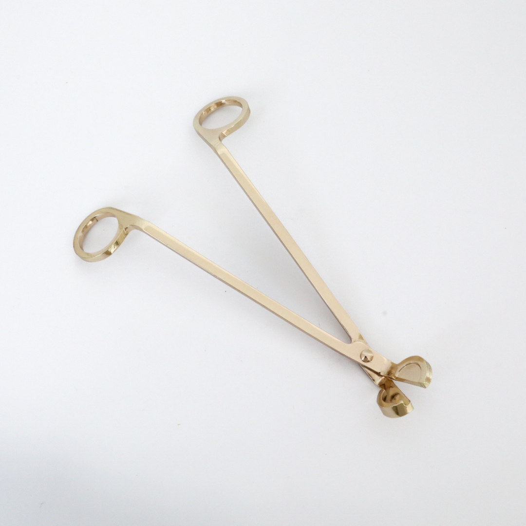 Rose Gold Candle Snuffer & Wick Trimming Scissors