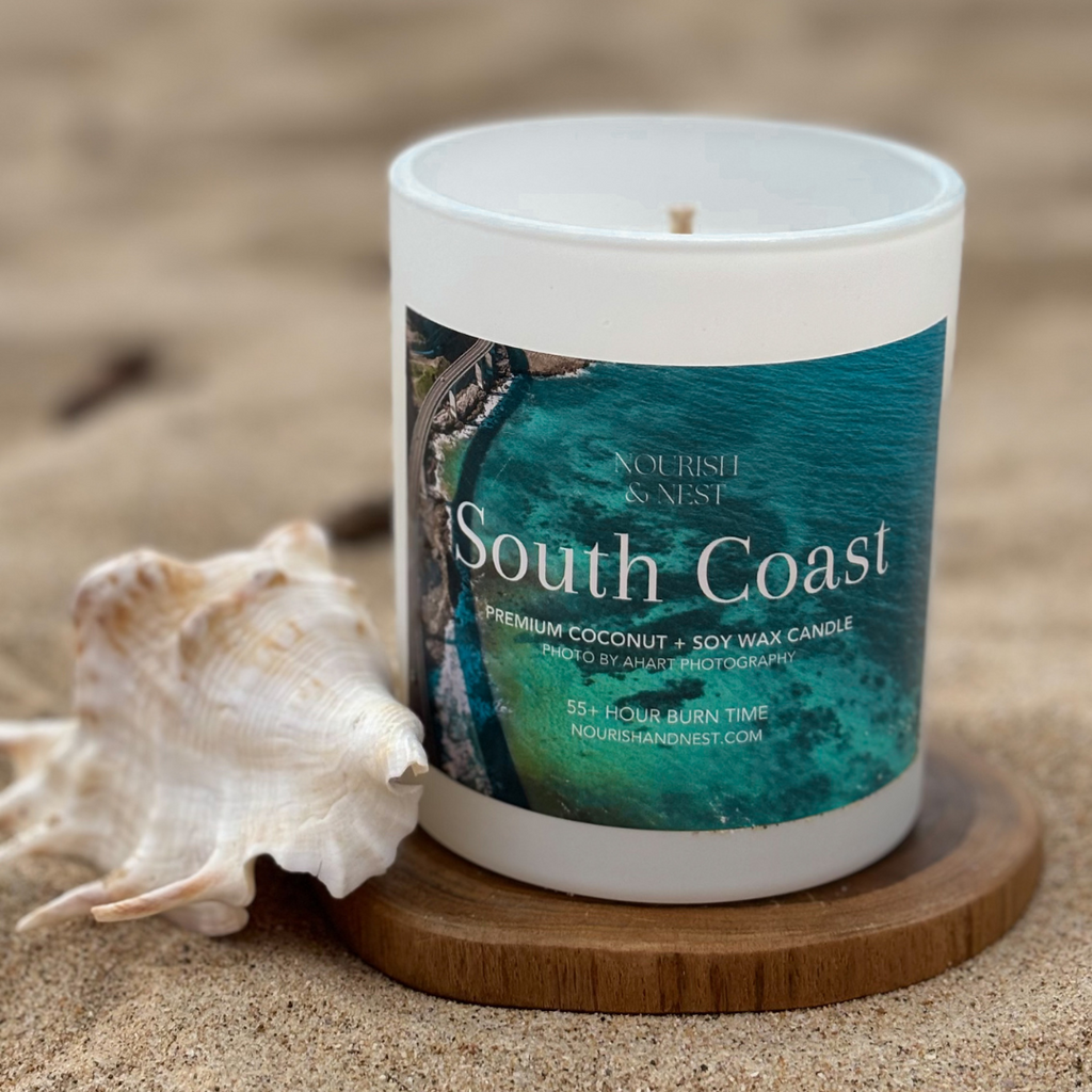 South Coast - premium coconut + soy wax candle