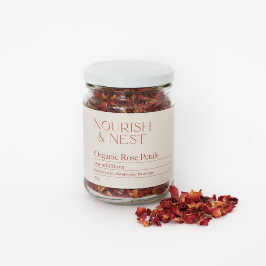 Organic Dried Rose Petals - tea additions