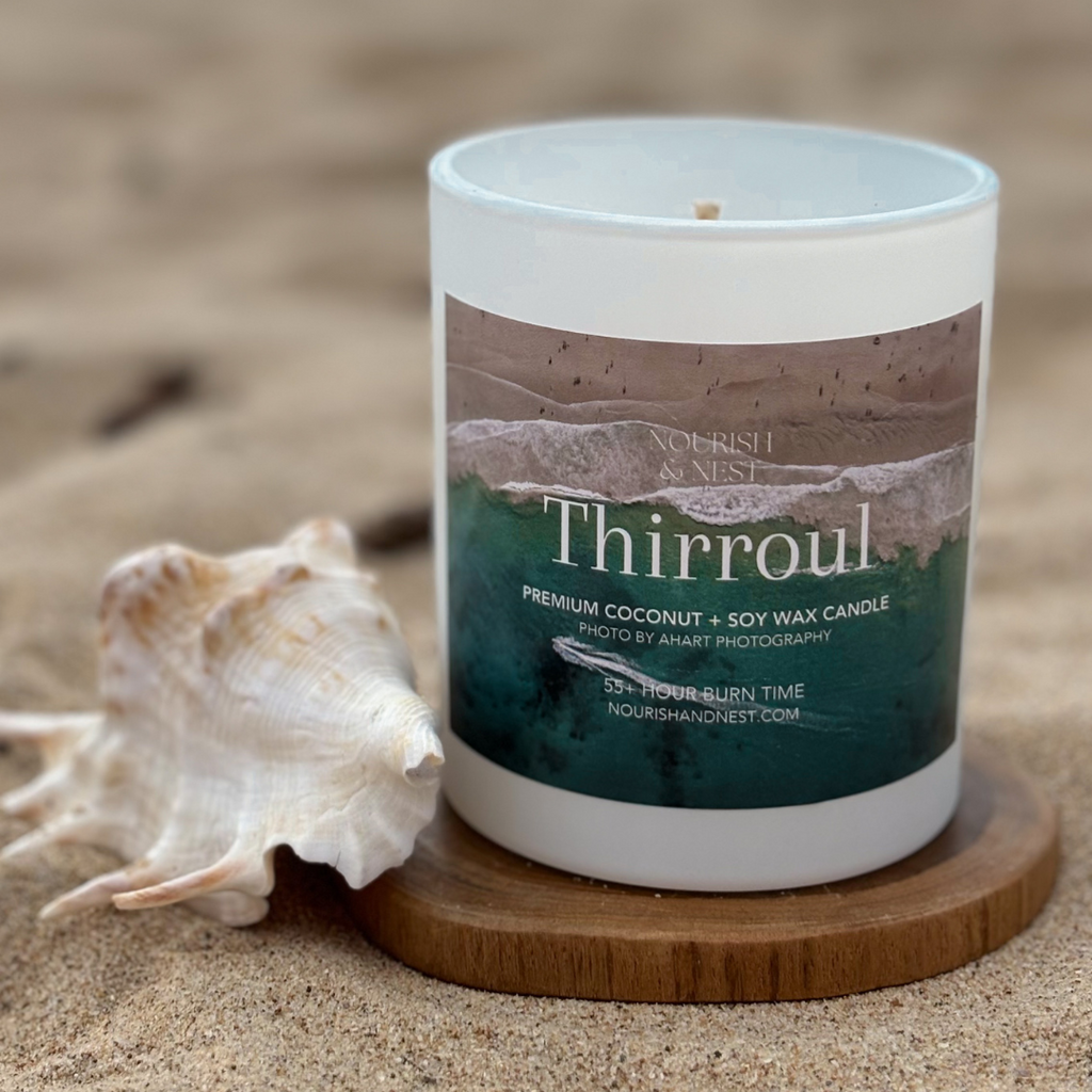 Thirroul - premium coconut + soy wax candle
