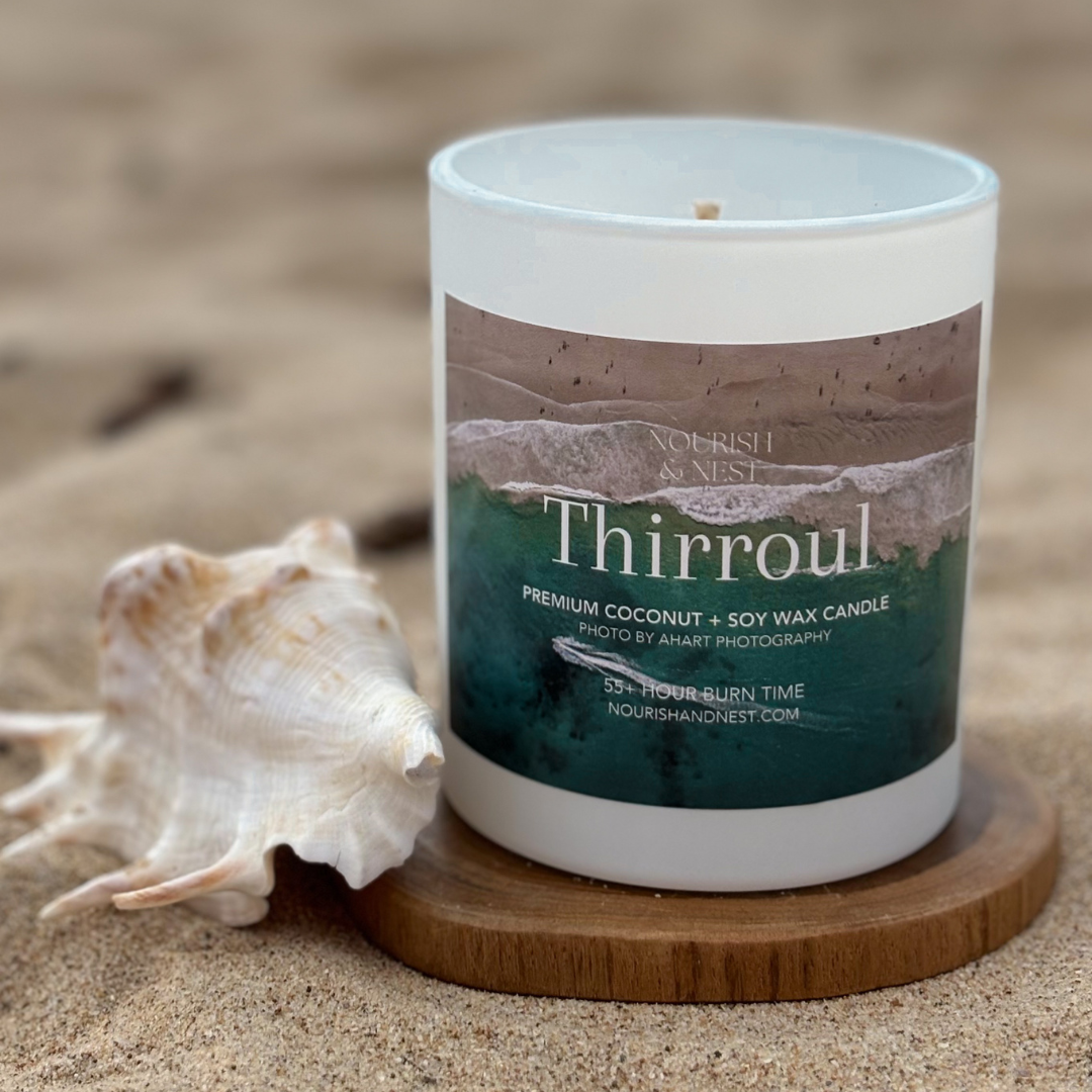 Thirroul - premium coconut + soy wax candle