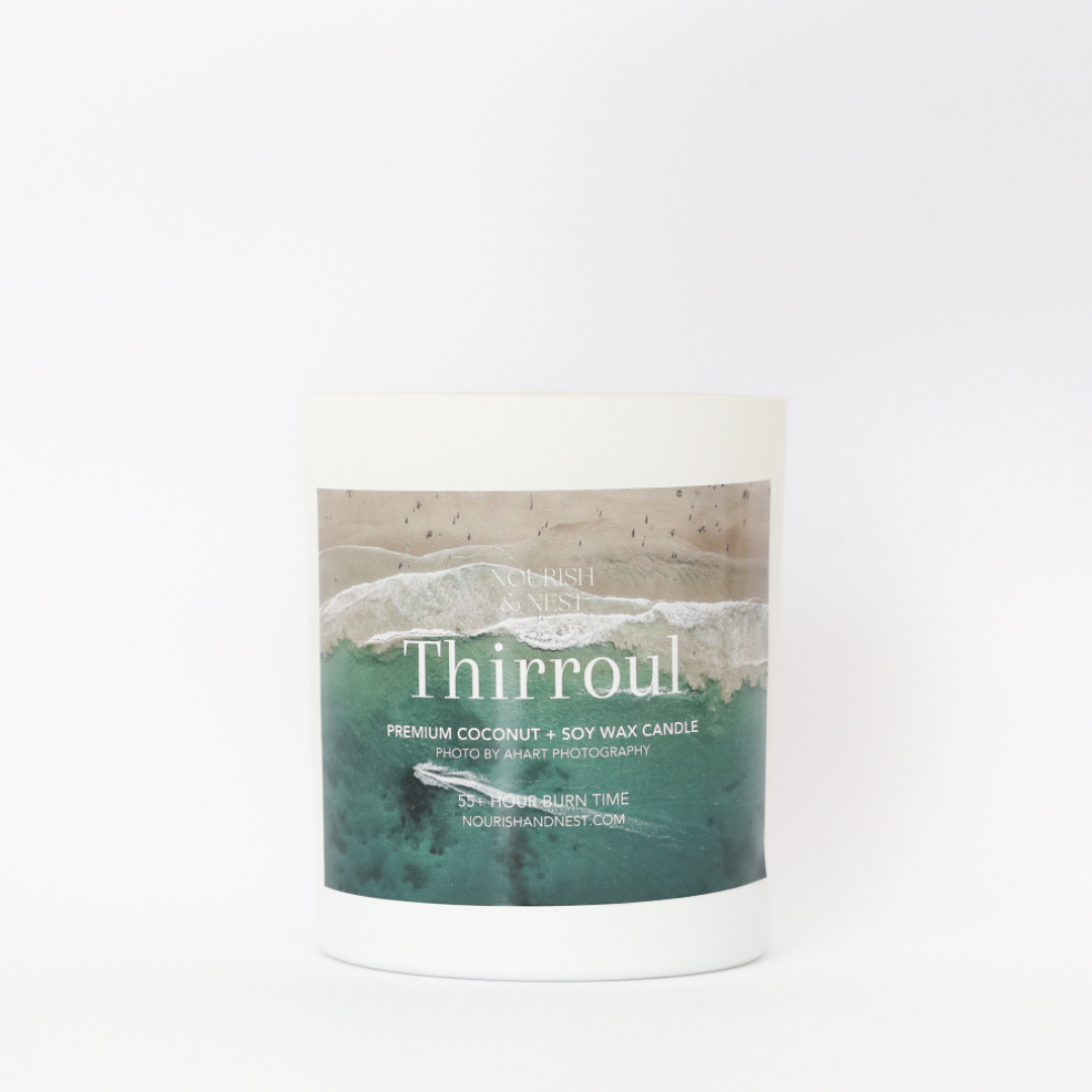 Thirroul - premium coconut + soy wax candle