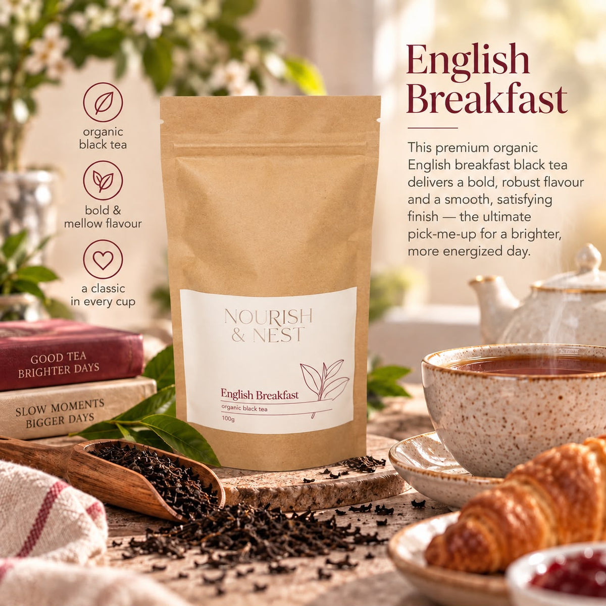 'English Breakfast' Organic Tea