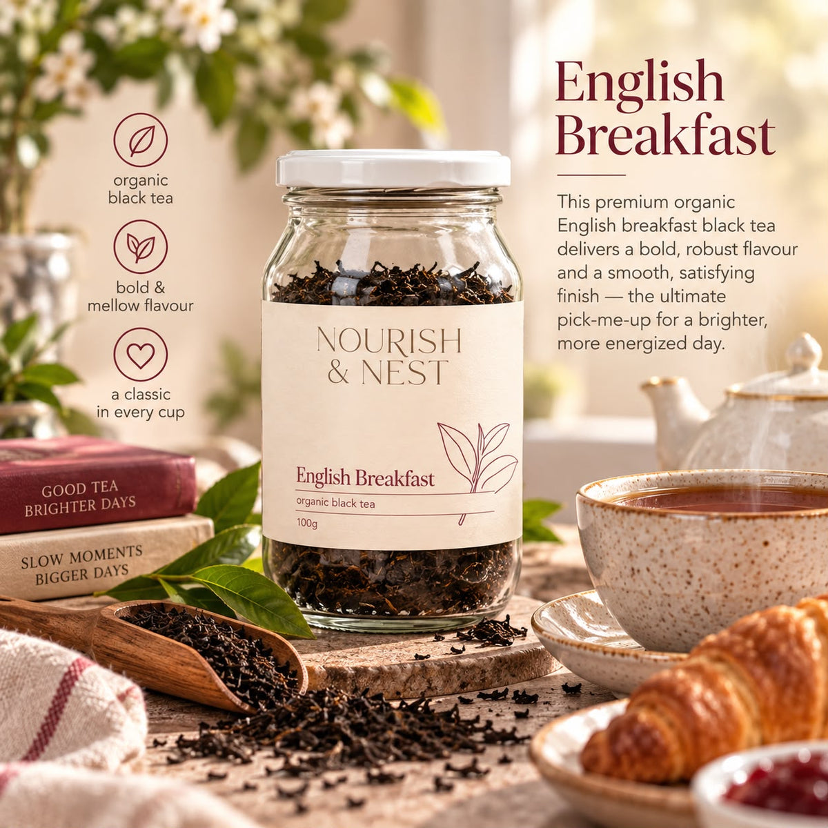 'English Breakfast' Organic Tea