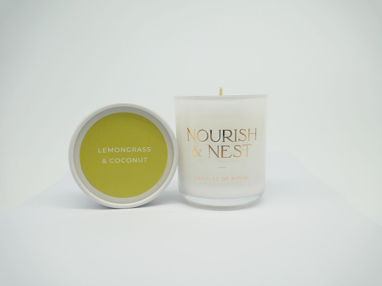 'Lemongrass & Coconut' - coconut & soy candle