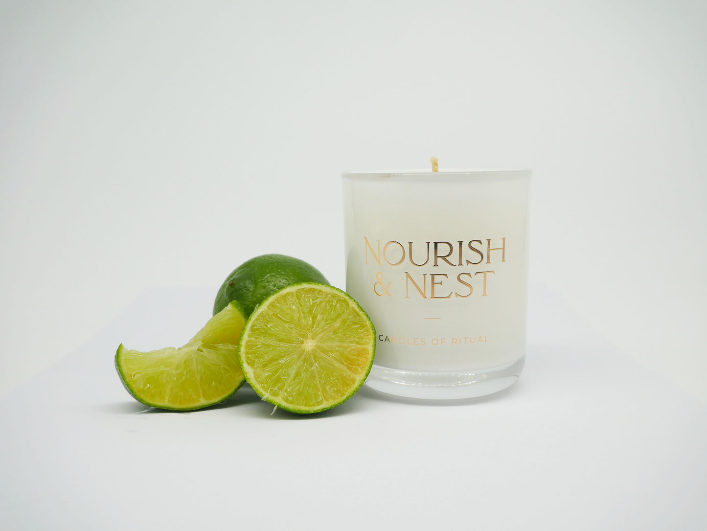 'Lime & Cucumber' - coconut & soy candle
