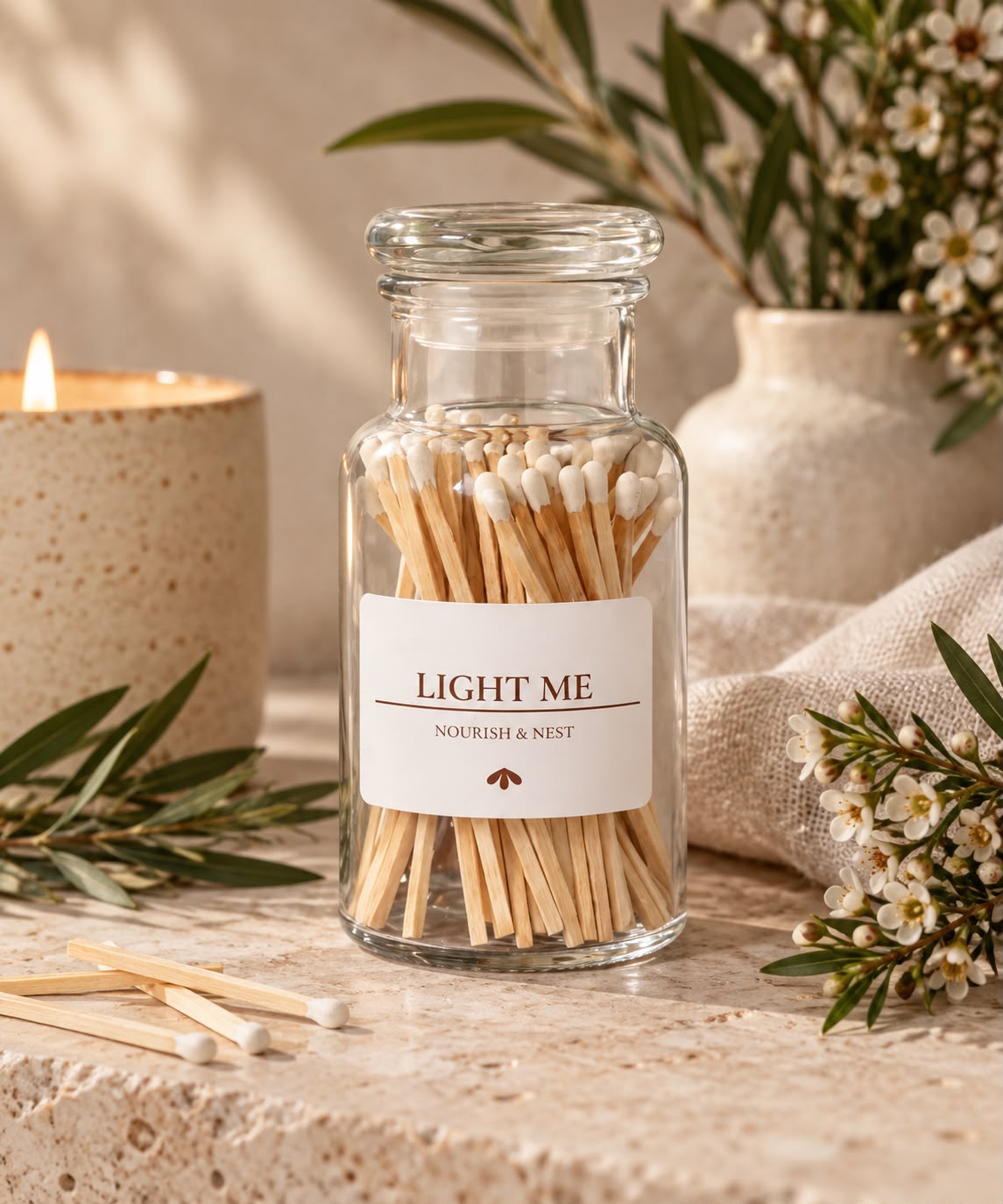 Match Stick Jar