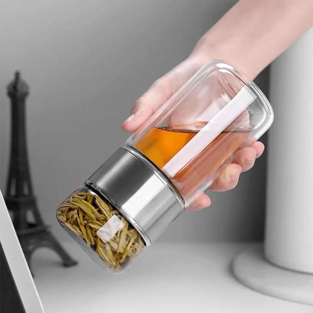 Glass Tea Infuser Bottle