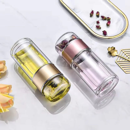 Glass Tea Infuser Bottle