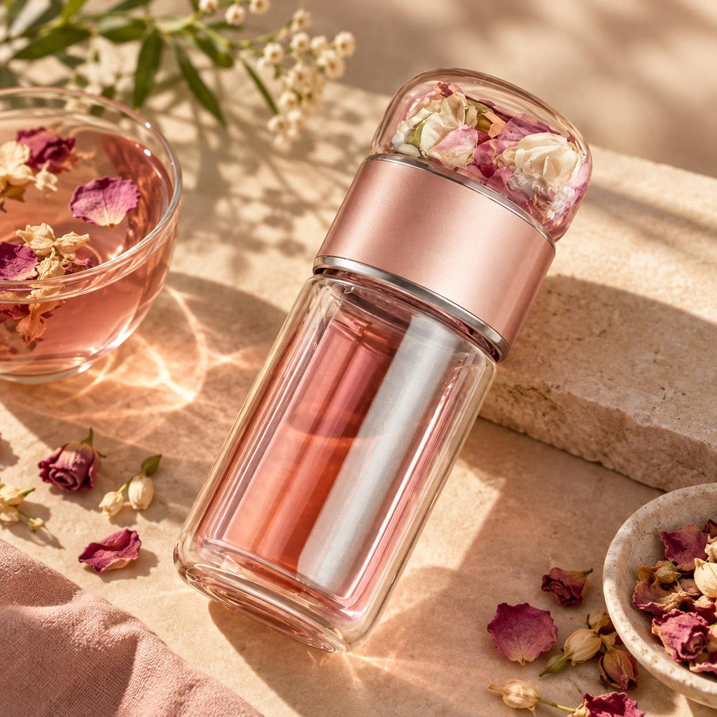 Glass Tea Infuser Bottle