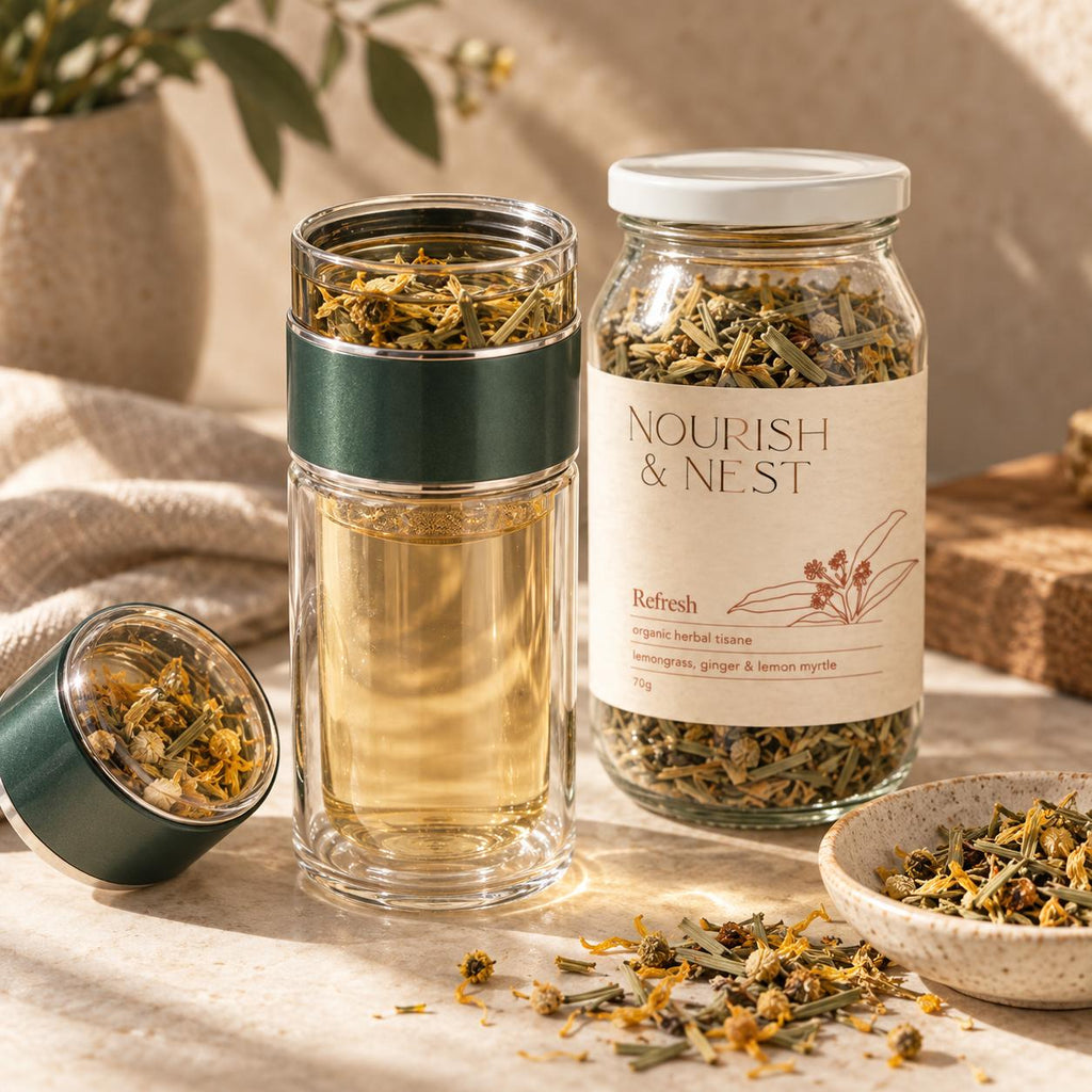Glass Tea Infuser Bottle