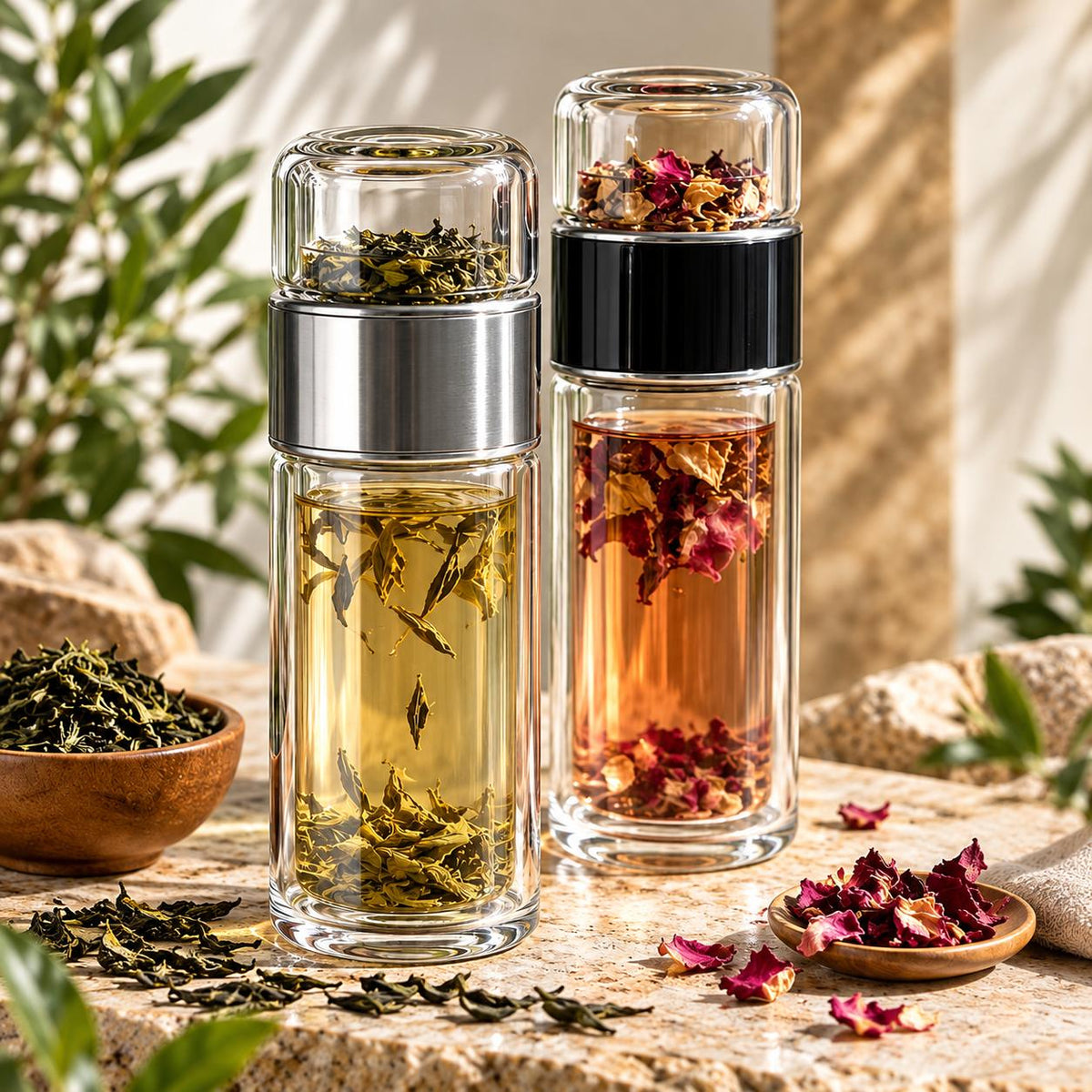 Glass Tea Infuser Bottle