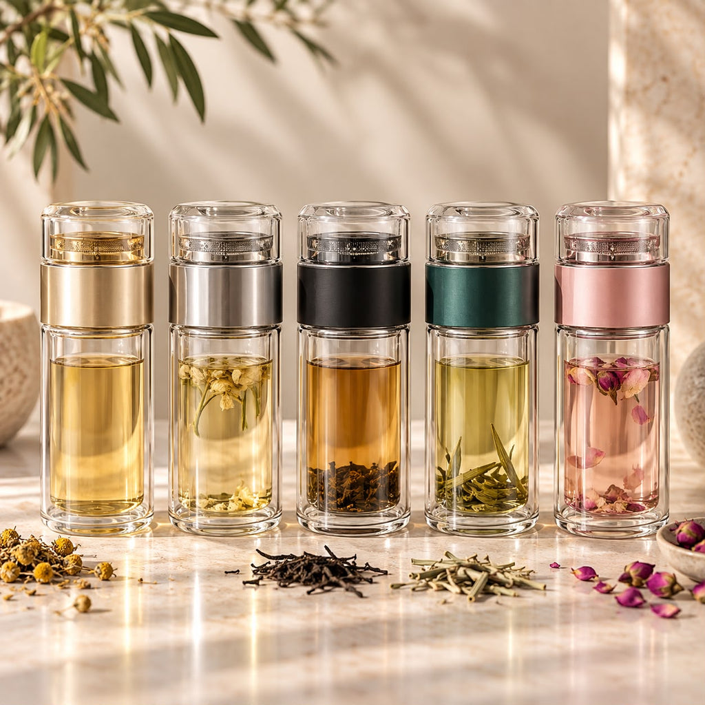 Glass Tea Infuser Bottle