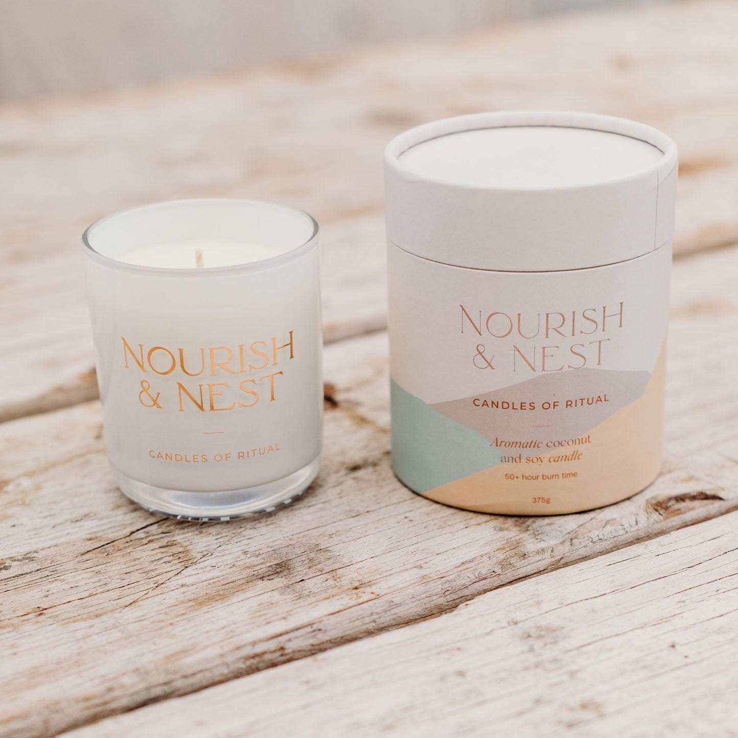 'Wild Honey & Amber' - coconut & soy candle