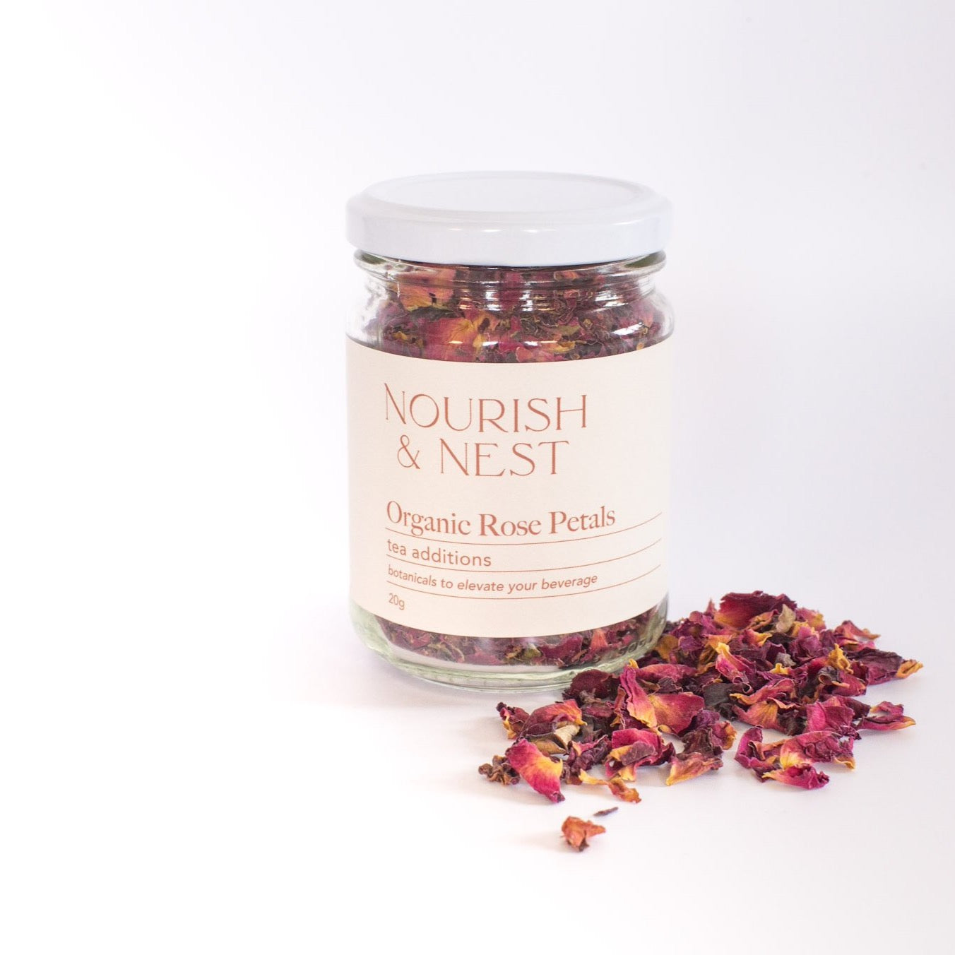 Organic Dried Rose Petals - tea additions