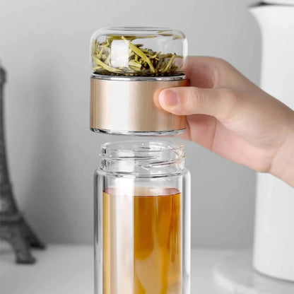 Glass Tea Infuser Bottle